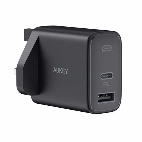 AUKEY 32W PA-F3S 2 Port PD Wall Charger - White