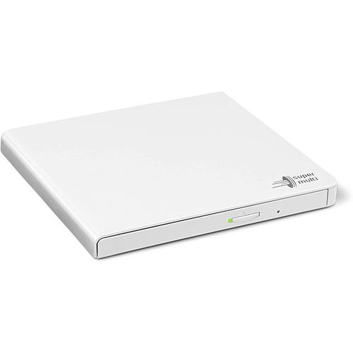 LG 8X Slim USB External DVD-RW Drive - White