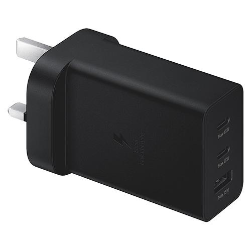 Samsung 65W USB-C + USB Trio Universal Power Adapter - Black