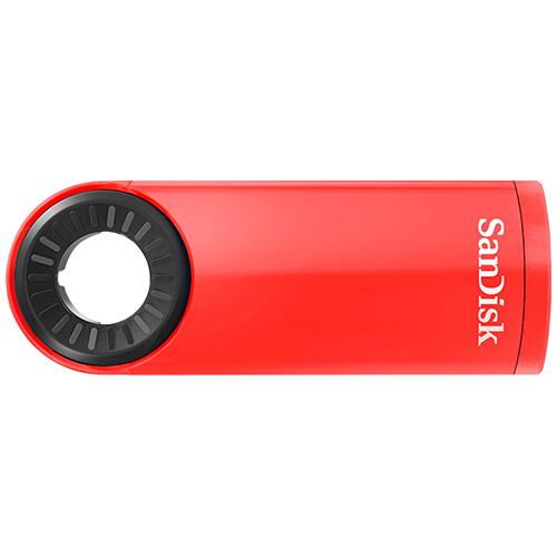 SanDisk 32GB USB 2.0 Flash Drive  Cruzer Dial - Red