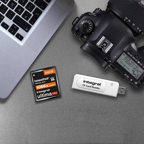 Integral Single Slot USB Compact Flash Card Reader