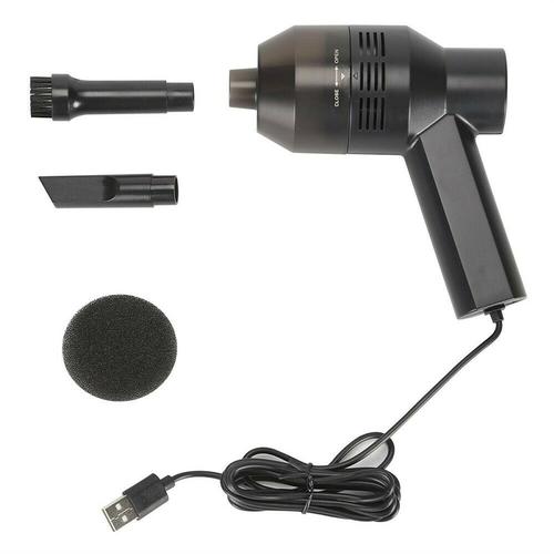Mini Portable Handheld Vacuum Cleaner - USB Powered - Black