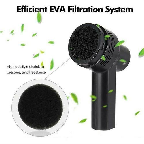 Mini Portable Handheld Vacuum Cleaner - USB Powered - Black