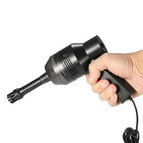 Mini Portable Handheld Vacuum Cleaner - USB Powered - Black