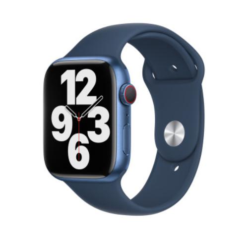 Apple Official Watch Band 42mm / 44mm / 45mm Strap Sport Band -Abyss Blue (Open Box)