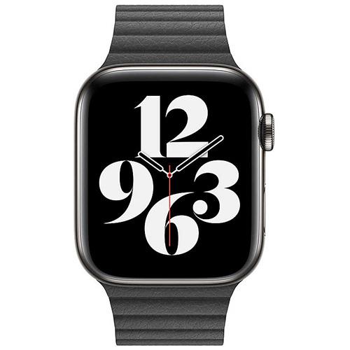 Apple leather hot sale loop black