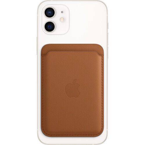 Apple Official iPhone Leather Wallet with MagSafe - Saddle Brown (1st Gen)