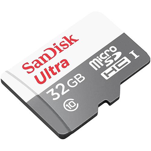 Sandisk MicroSDHC+Adaptateur Ultra Lite 32 Go 100 Mbps Mémoire