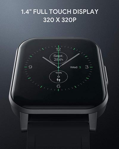 AUKEY LS02 IPX6 Waterproof Smartwatch Fitness Tracker - Black
