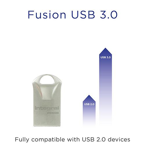 Integral 256GB Fusion USB 3.0 Flash Drive - 210MB/s