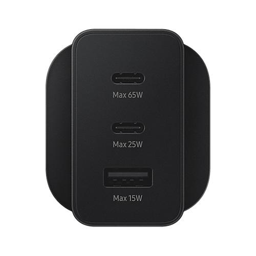 Samsung 65W USB-C + USB Trio Universal Power Adapter - Black