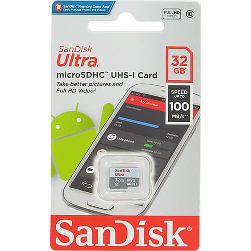 SanDisk 32GB Ultra Lite microSD Card (SDHC) - 100MB/s US$8.05 | MyMemory