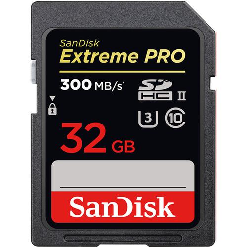 Sandisk 32gb Extreme Pro Sd Card Sdhc Uhs Ii U3 300mb S 65 96 Free Delivery Mymemory