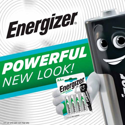 Energizer Extreme 2300mAh AA Rechargeable Batteries - 4 Pack