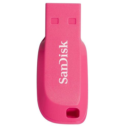 SanDisk 32GB Cruzer Blade USB Flash Drive - Electric Pink