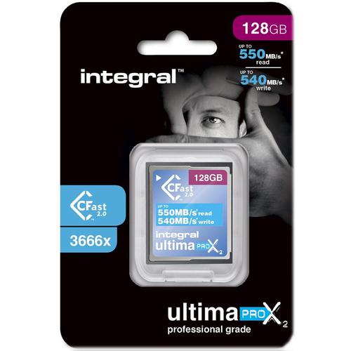 Integral 128GB UltimaPRO-X2 CFast 2.0 Card - 550MB/s US$124.59