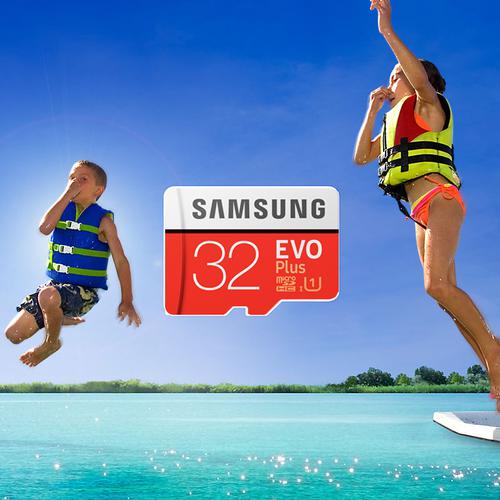 Samsung 32GB Evo Plus microSD Card (SDHC) UHS-I U1 + Adapter - 95MB/s