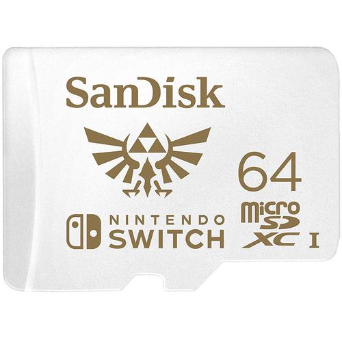 SanDisk 64GB Nintendo Switch  microSD Card (SDXC) UHS-I U3 - 100MB/s