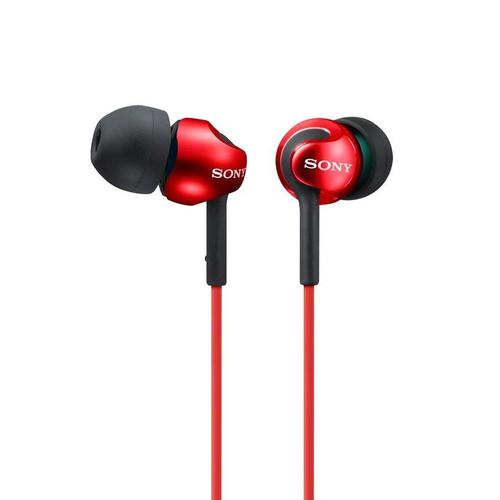 Sony Deep Bass In-Ear Headphones - Red