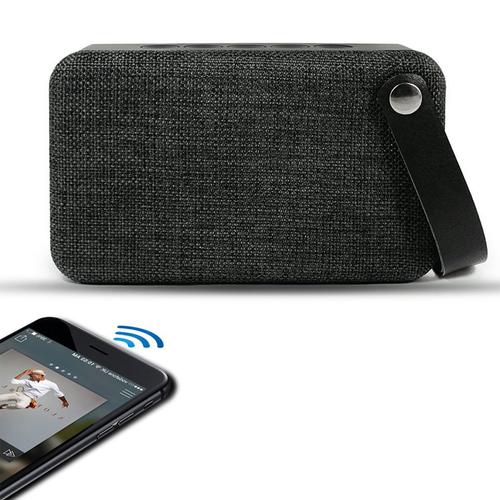 SoundZ Fabric Wireless Bluetooth Speaker - Black