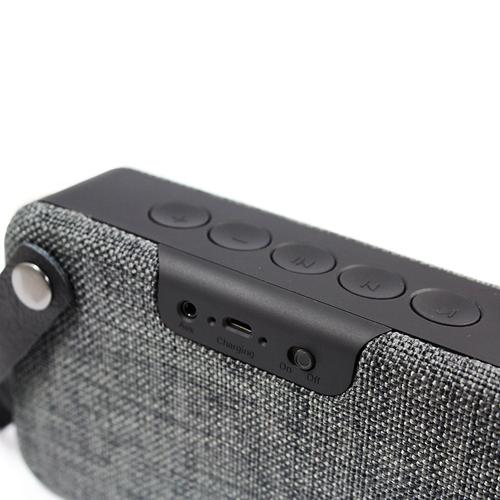 SoundZ Fabric Wireless Bluetooth Speaker - Black
