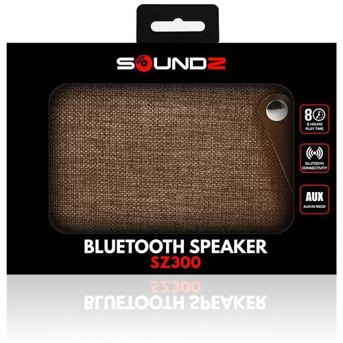 SoundZ Fabric Bluetooth Speaker - Brown