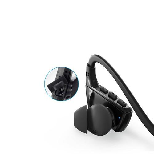 Anker SoundBuds Wireless Sports Headphones with Mic - Black