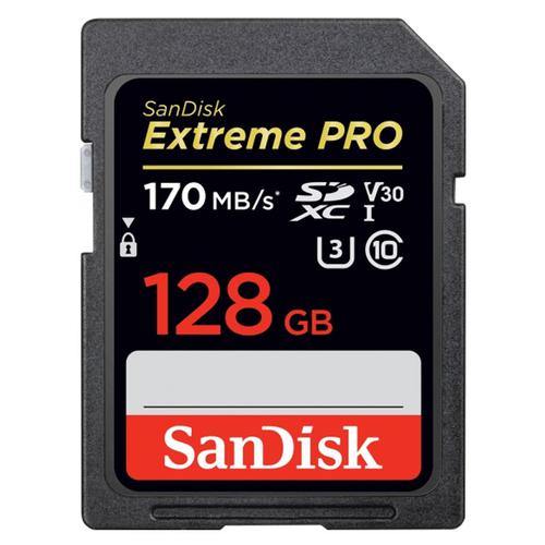 SanDisk 128GB Extreme PRO V30 SD Card (SDXC) UHS-I U3 - 170MB/s US$48.93 |  MyMemory