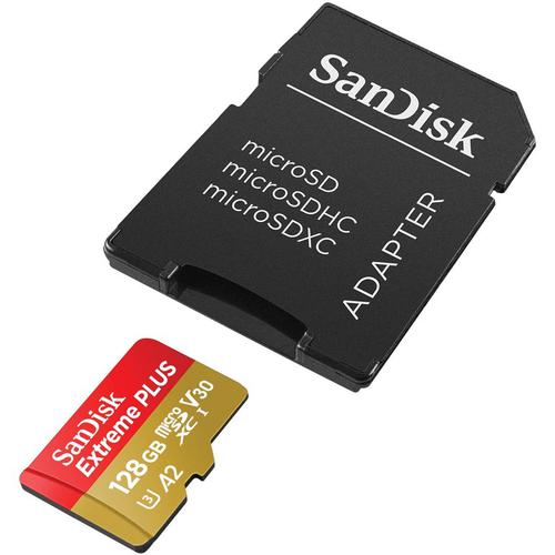 SanDisk 128GB Extreme Plus V30 Micro SD Card (SDXC) UHS-I U3 - 170MB/s