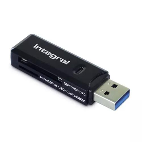 Micro SD Kartenlesegerät Schwarz Neu UK Integral USB 3.1 SD 