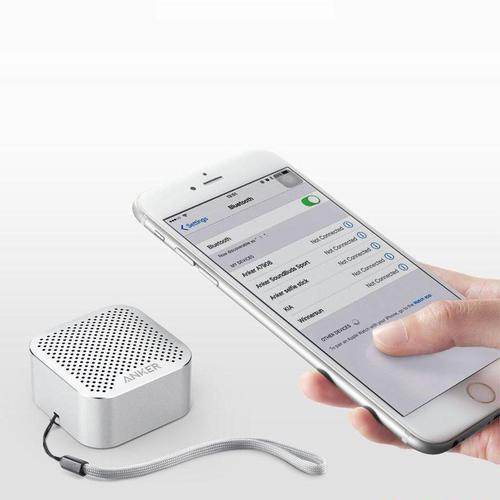 Anker SoundCore Nano Bluetooth Wireless Speaker - Silver