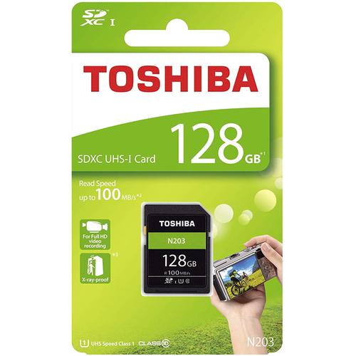 Toshiba 128GB N203 SD (SDXC) Card UHS-I U1 - 100MB/s