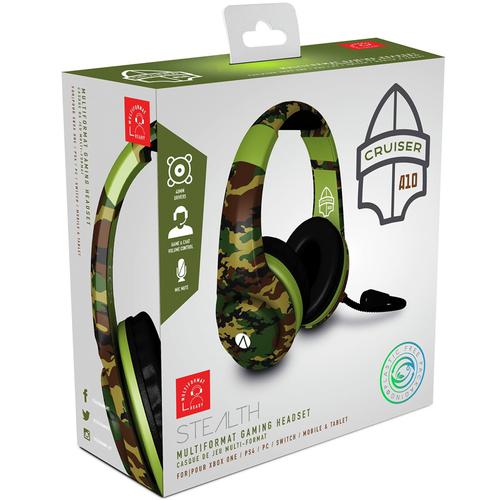 Stealth XP Cruiser Multiformat Gaming Headset - Woodland Camouflage