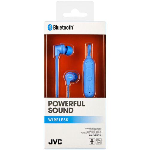 JVC Wireless Bluetooth Sports Headphones - Blue