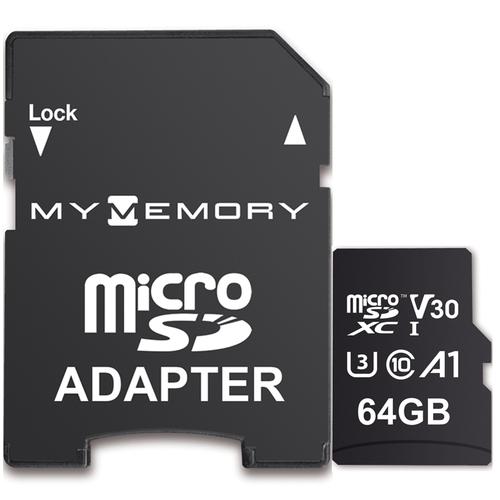 MyMemory 64GB V30 PRO Micro SD Card (SDXC) UHS-1 U3 + Adapter - 3 Pack ...