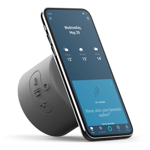 AddOn Apollo Alexa Enabled Wireless Bluetooth Speaker - Grey
