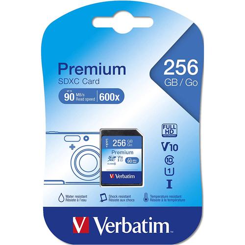 Verbatim 256GB Premium SD Card (SDXC) UHS-I U1 - 90MB/s £27.99 - Free ...