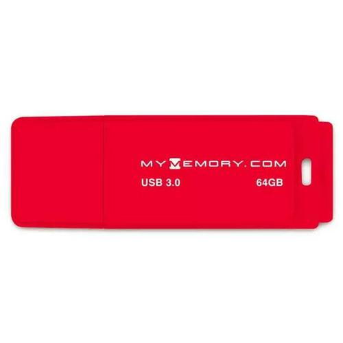 MyMemory 64GB USB 3.0 Flash Drive - 80MB/s - Red - 5 Pack
