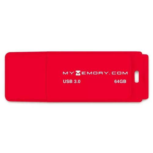 MyMemory 64GB USB 3.0 Flash Drive - 80MB/s - Red - 5 Pack