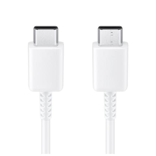 Câble double USB-C officiel Samsung alimentation & charge – Blanc