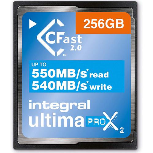 Integral 256GB UltimaPro X2 CFast 2.0 Memory Card - 550MB/s