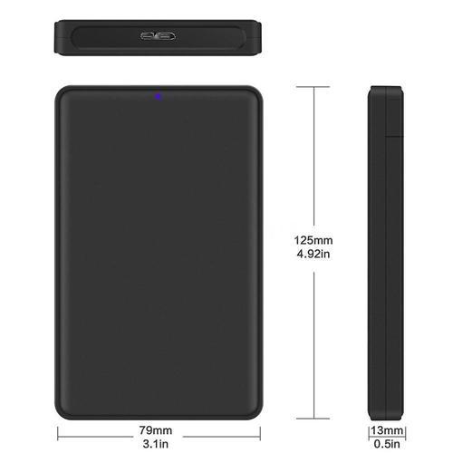 2.5 inch SATA Hard Drive Enclosure USB 3.0 - Black