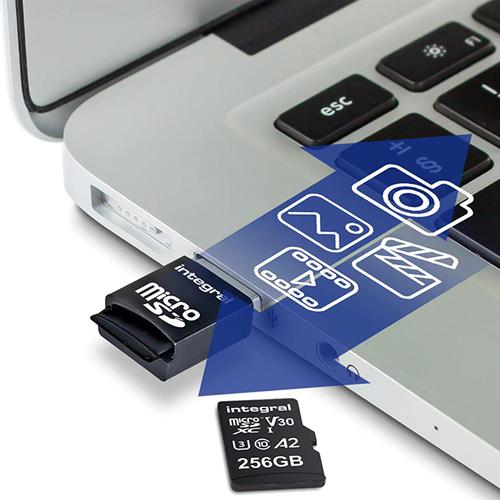 Integral USB 3.1 Single Slot Micro SD Card Reader - 180MB/s