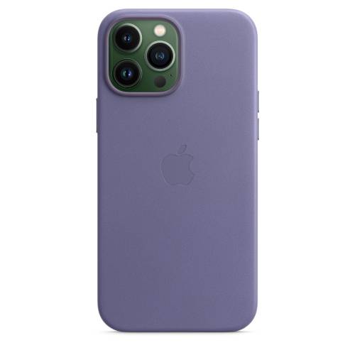 Apple Official iPhone Pro Max 13 Leather Case with MagSafe - Wisteria