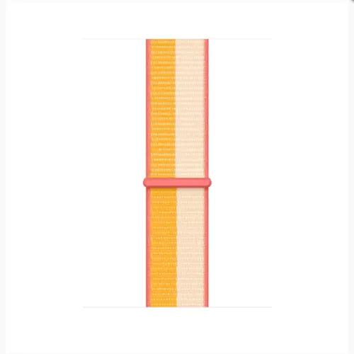 Apple Official Watch 45mm Sport Loop Band - Maize/White