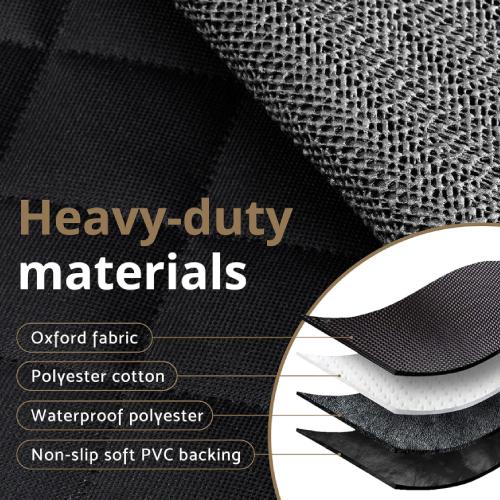 AMZPET 3-in-1 Universal Car Seat Cover for Dogs - Black