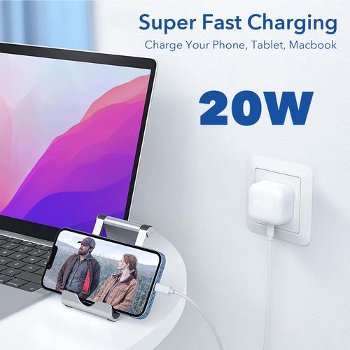 MyMemory Essentials 20W PD USB-C Iphone 15 / 16 Power Adapter - White