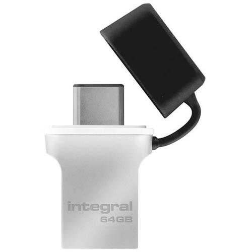 Integral 64GB Fusion USB-C 3.1 Flash Drive - 120MB/s