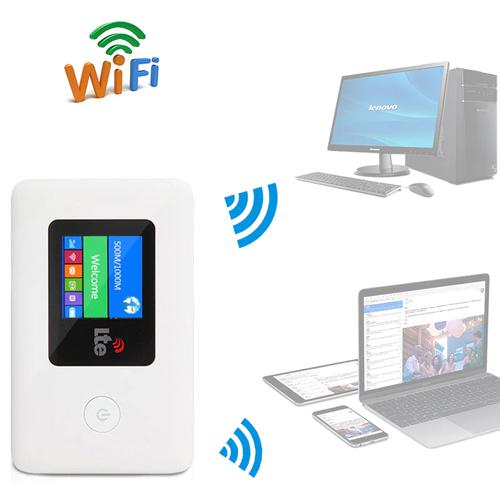 4G Mobile WiFi Router Unlocked Hotspot Modem 100 Mbps USB - White