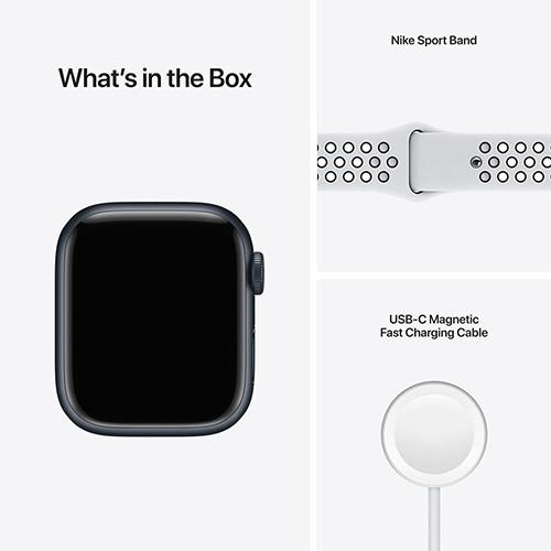 Apple Watch SE 2nd Gen GPS & Cellular 40mm Midnight Case with Pure Platinum/Black Nike Sport Band (Renewed)
